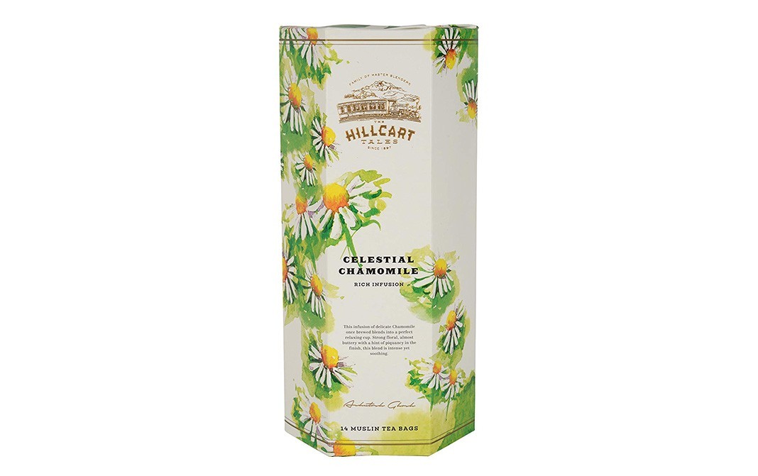 Hillcart Tales Celestial Chamomile Rich Infusion Tea   Box  14 pcs